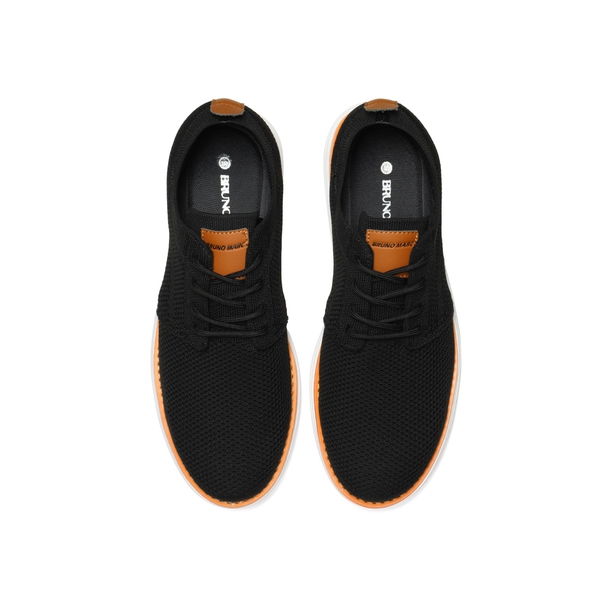 [KnitFlex Breeze] Men's Breathable Mesh Oxford Sneakers - BLACK - 4